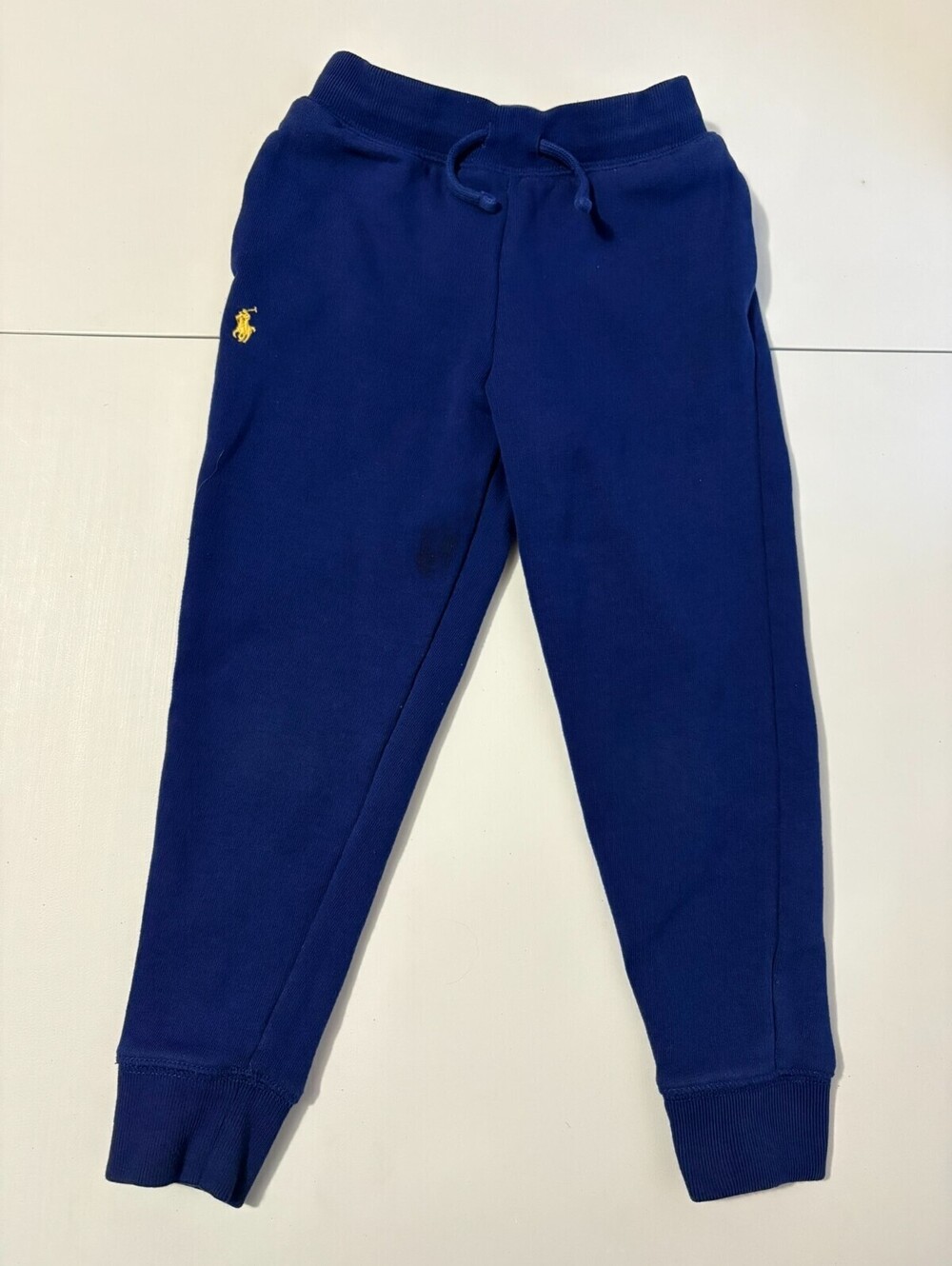 Polo Ralph Lauren Sweatpants Joggers Toddler Boys Size 5 Blue, Yellow Pony